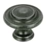Richelieu 1-3/8 Inch Mushroom Cabinet Knob Natural Iron