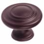 Richelieu 1-3/8 Inch Mushroom Cabinet Knob Oil-Rubbed Bronze