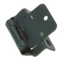 Richelieu 5/8 Inch Partial Overlay Wrap Around Cabinet Door Hinge with Self Close Function - Pair Black