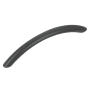 Richelieu 3-3/4 Inch Center to Center Arch Cabinet Pull from the Expression Collection Matte Black