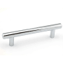 Richelieu 4-1/4 Inch Center to Center Bar Cabinet Pull Chrome