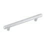Richelieu 4-1/4 Inch Center to Center Bar Cabinet Pull Matte Chrome