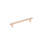 Richelieu 7-9/16 Inch Center to Center Bar Cabinet Pull Polished Copper