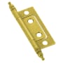 Richelieu Tradition Full Inset Butt Cabinet Door Hinge - Pair Brass