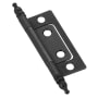 Richelieu Tradition Full Inset Butt Cabinet Door Hinge - Pair Matte Black