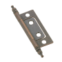 Richelieu Tradition Full Inset Butt Cabinet Door Hinge - Pair Distressed Antique Copper