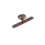 Richelieu 1-9/16" Mushroom Wardrobe Knob Honey Bronze
