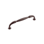 Richelieu 5 Inch Center to Center Handle Cabinet Pull from the Expression Collection Hammered Rust