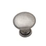 Richelieu 1-3/16 Inch Mushroom Cabinet Knob Pewter