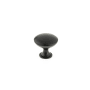 Richelieu 1-3/16 Inch Mushroom Cabinet Knob Matte Black
