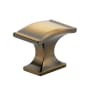 Richelieu 1-3/8 Inch Rectangular Cabinet Knob Chocolate Bronze