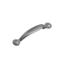 Richelieu 3-3/4 Inch Center to Center Handle Cabinet Pull from the Expression Collection Natural Iron