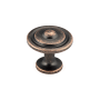 Richelieu 1-1/4 Inch Mushroom Cabinet Knob Antique Copper