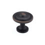 Richelieu 1-1/4 Inch Mushroom Cabinet Knob Brushed Oil-Rubbed Bronze