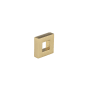 Richelieu 1 Inch Long Finger Cabinet Pull Champagne Bronze