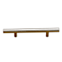 Richelieu 4-1/8 Inch Center to Center Bar Cabinet Pull Stainless Steel
