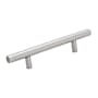 Richelieu 4-1/8 Inch Center to Center Bar Cabinet Pull Antibacterial Stainless Steel