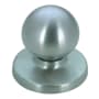 Richelieu 1-1/4 Inch Round Cabinet Knob Brushed Chrome