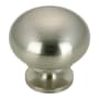 Richelieu 1-1/4 Inch Mushroom Cabinet Knob Brushed Nickel