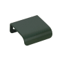 Richelieu 1 Inch Center to Center Finger Cabinet Pull from the Expression Collection Matte Black