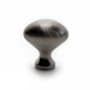Richelieu 1-3/16 Inch Oval Cabinet Knob Brushed Nickel