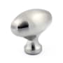 Richelieu 2 Inch Oval Cabinet Knob Brushed Nickel