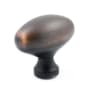 Richelieu 2 Inch Oval Cabinet Knob Brushed Oil-Rubbed Bronze
