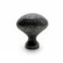 Richelieu 1-3/16 Inch Oval Cabinet Knob Natural Iron