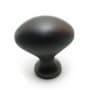 Richelieu 1-3/16 Inch Oval Cabinet Knob Brushed Oil-Rubbed Bronze