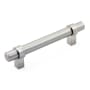 Richelieu 3-3/4 Inch Center to Center Bar Cabinet Pull Brushed Nickel