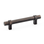 Richelieu 3-3/4 Inch Center to Center Bar Cabinet Pull Brushed Oil-Rubbed Bronze