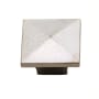 Richelieu 1-1/4 Inch Square Cabinet Knob Matte Nickel