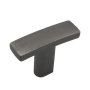 Richelieu Expression 1-1/2 Inch Rectangular Cabinet Knob Antique Nickel