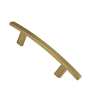 Richelieu 3 Inch Center to Center Bar Cabinet Pull Satin Brass