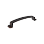 Richelieu 5 Inch Center to Center Handle Cabinet Pull from the Expression Collection Brushed Oil-Rubbed Bronze
