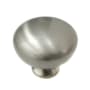 Richelieu 1-1/4 Inch Mushroom Cabinet Knob Brushed Nickel