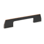 Richelieu 3-3/4 Inch Center to Center Handle Cabinet Pull from the Expression Collection Brushed Oil-Rubbed Bronze