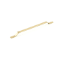 Richelieu 12-5/8 Inch Center to Center Handle Cabinet Pull Satin Brass