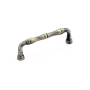 Richelieu 3-3/4 Inch Center to Center Handle Cabinet Pull from the Expression Collection Antique English