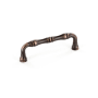 Richelieu 3-3/4 Inch Center to Center Handle Cabinet Pull from the Expression Collection Brushed Oil-Rubbed Bronze