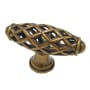 Richelieu Expression Birdcage Cabinet Knob Regency Brass
