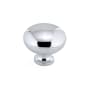 Richelieu 1-1/4 Inch Mushroom Cabinet Knob Chrome