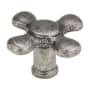 Richelieu 3-1/16 Inch Designer Cabinet Knob Pewter