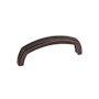 Richelieu 3-3/4 Inch Center to Center Handle Cabinet Pull from the Expression Collection Brushed Oil-Rubbed Bronze