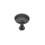 Richelieu 1-1/4 Inch Mushroom Cabinet Knob Matte Black
