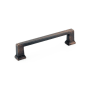 Richelieu 5 Inch Center to Center Handle Cabinet Pull from the Expression Collection Brushed Oil-Rubbed Bronze