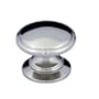 Richelieu 1-1/4 Inch Diameter Mushroom Cabinet Knob From the Expression Collection Polished Nickel