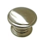 Richelieu 1-1/4 Inch Diameter Mushroom Cabinet Knob From the Expression Collection Brushed Nickel
