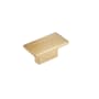 Richelieu 1-9/16 Inch Rectangular Cabinet Knob Champagne Bronze