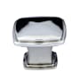 Richelieu 1-1/4 Inch Square Cabinet Knob Polished Nickel